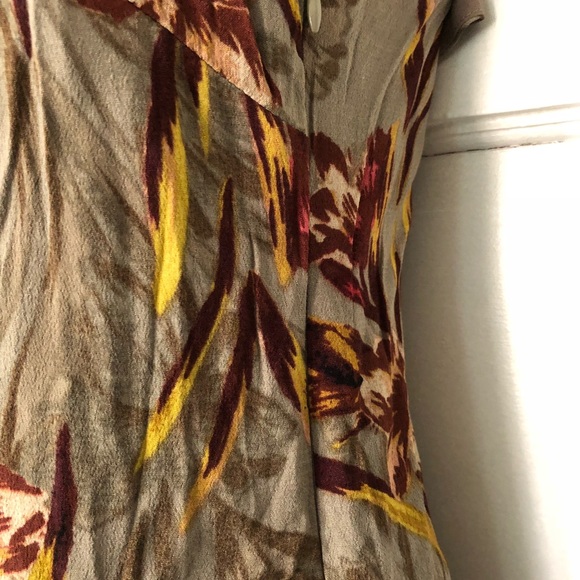 ASTR Dress Floral Small One Shoulder Green Ruffle - Picture 4 of 8